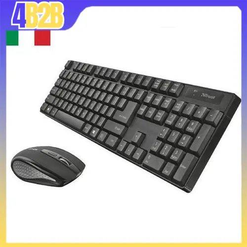 41736 - TRUST SET TASTIERA E MOUSE WIRELESS COMPATTO XIMO 21134