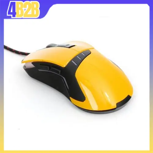 43024 - VARR GAMING MOUSE WIRED OM-270 GAMING 1200-1600-2400-3200DPI YELLOW