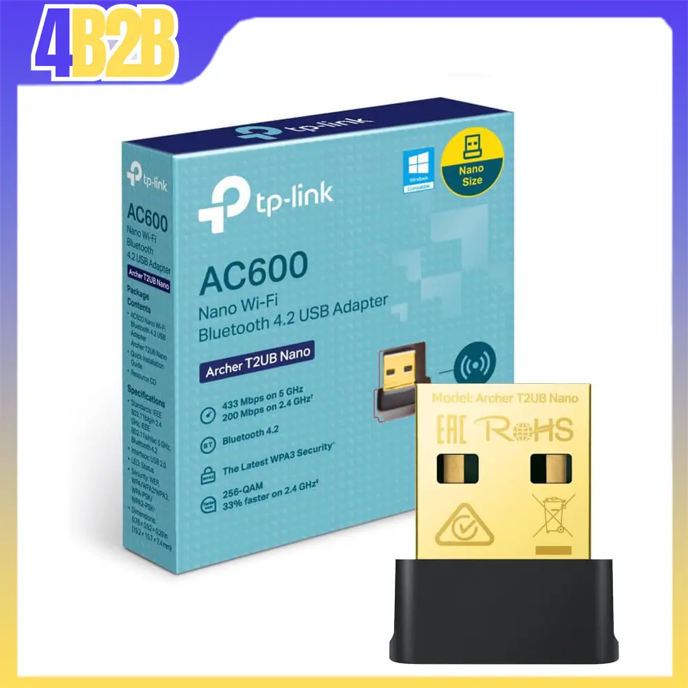 36832 - TP-LINK Archer T2U adattatore USB Wifi Dual-Band 600Mbps Nano Size