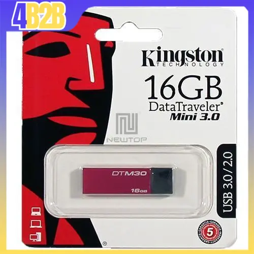 5400 - USB FLASH KINGSTON DTM30 BLUE 16GB 