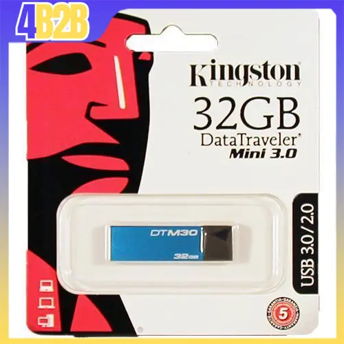5401 - USB FLASH KINGSTON DTM30 BLUE 32GB 