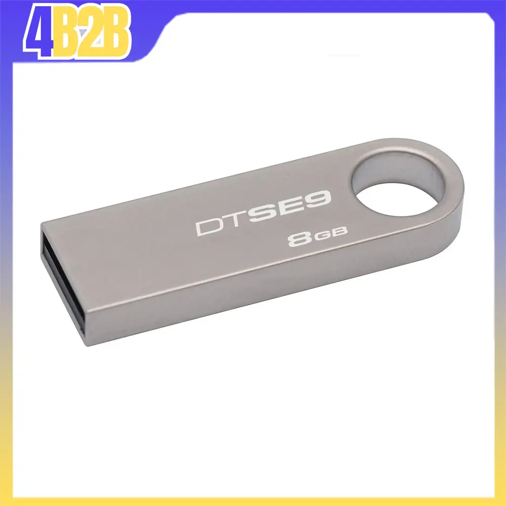 5390 - USB FLASH KINGSTON DTSE9H SILVER 8GB 