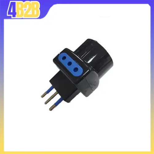 18487 - EXTRASTAR ADATTATORE 10A 2 PRESE 10A+1 SCHUKO NERO