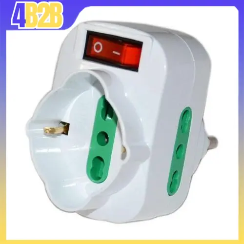 9298 - EXTRASTAR ADATTATORE ROTANTE CON INTERRUTTORE SPINA 16A/2p+3P