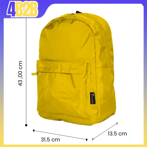57045 - TECHMADE ZAINO AMERICAN STYLE (31.5x13.5x43 CM)  GIALLO