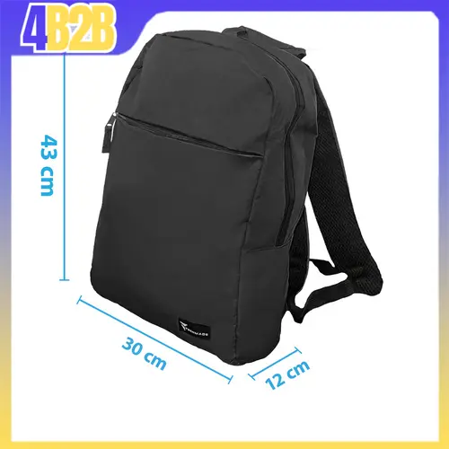 57189 - TECHMADE ZAINO PROFESSIONAL STYLE PER PC (30x12x43 CM) NERO